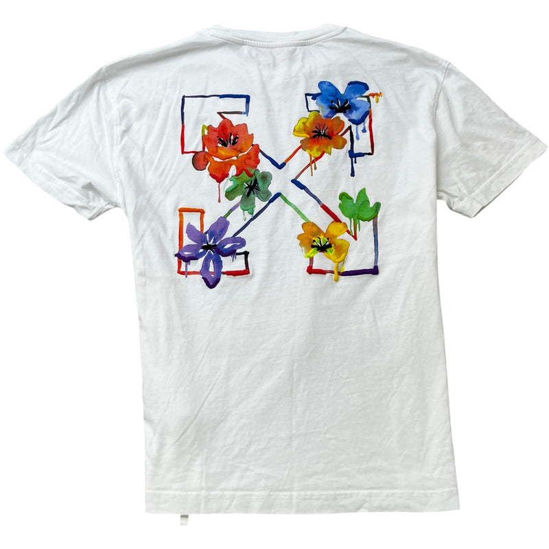Women's Floral Ember Arrow T-Shirt White Size S