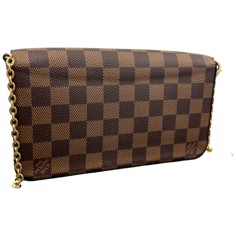 Women's Damier Ebene Félicie Pochette Handbag Brown
