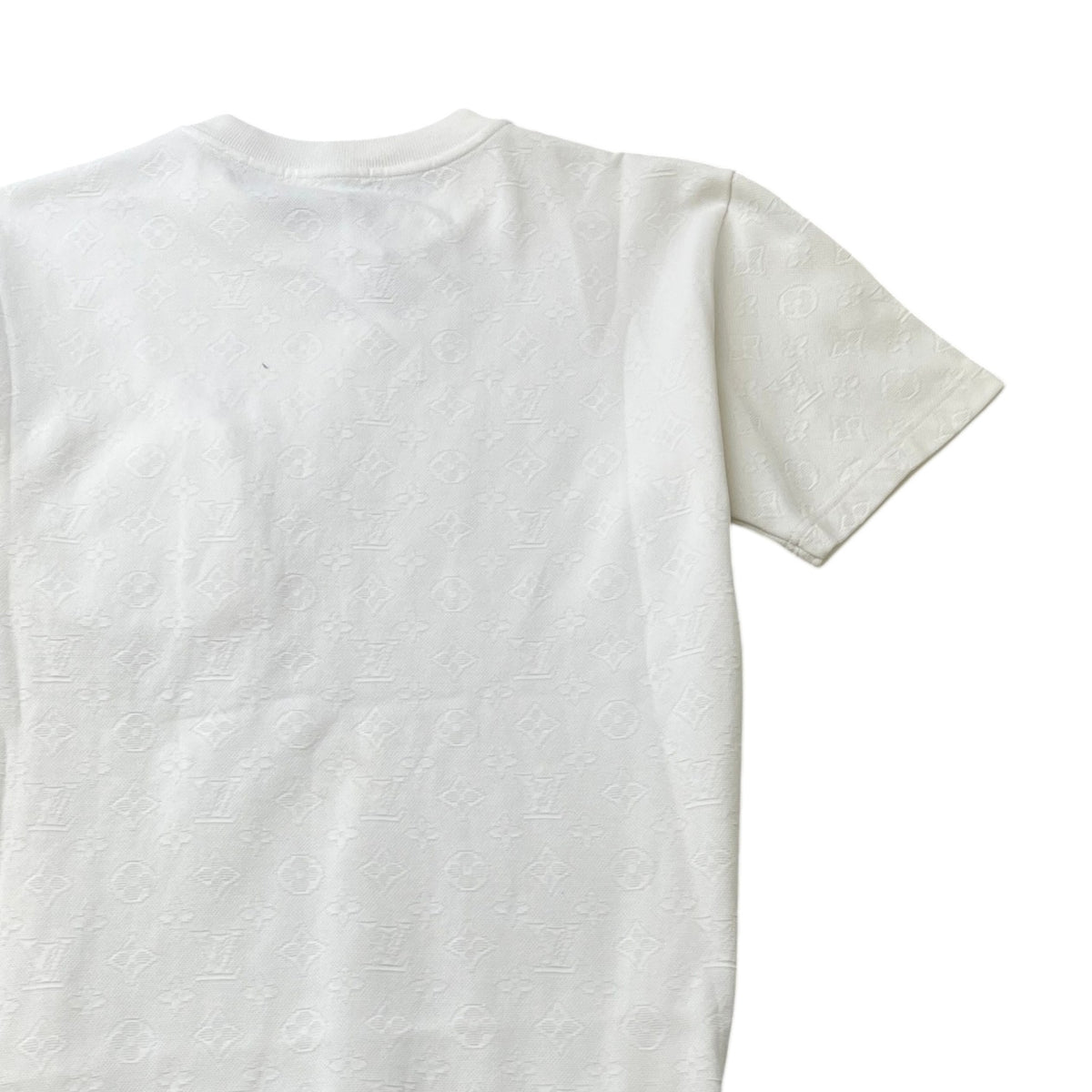 Men's Monogram Pocket T-Shirt White Size M - Photo 4