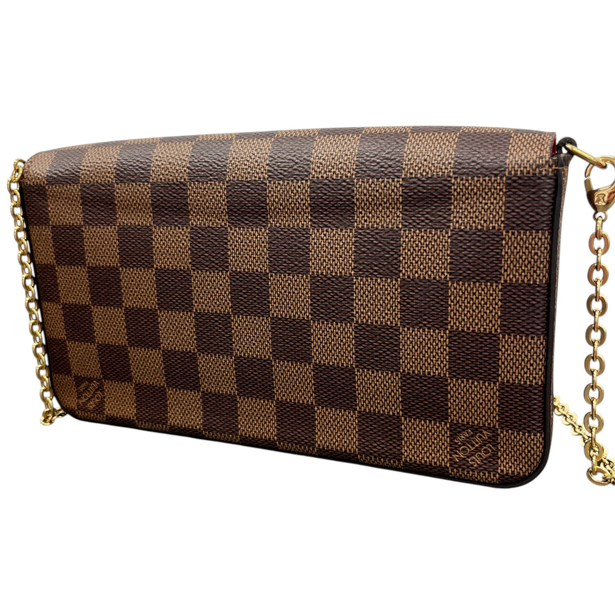 Women's Damier Ebene Félicie Pochette Handbag Brown - Photo 10
