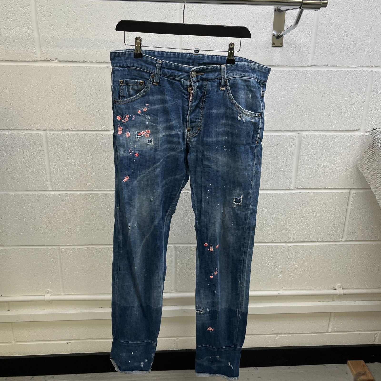 Men's Embroidered Cool Guy Jeans Blue Size IT 48 / UK 32 - Photo 9