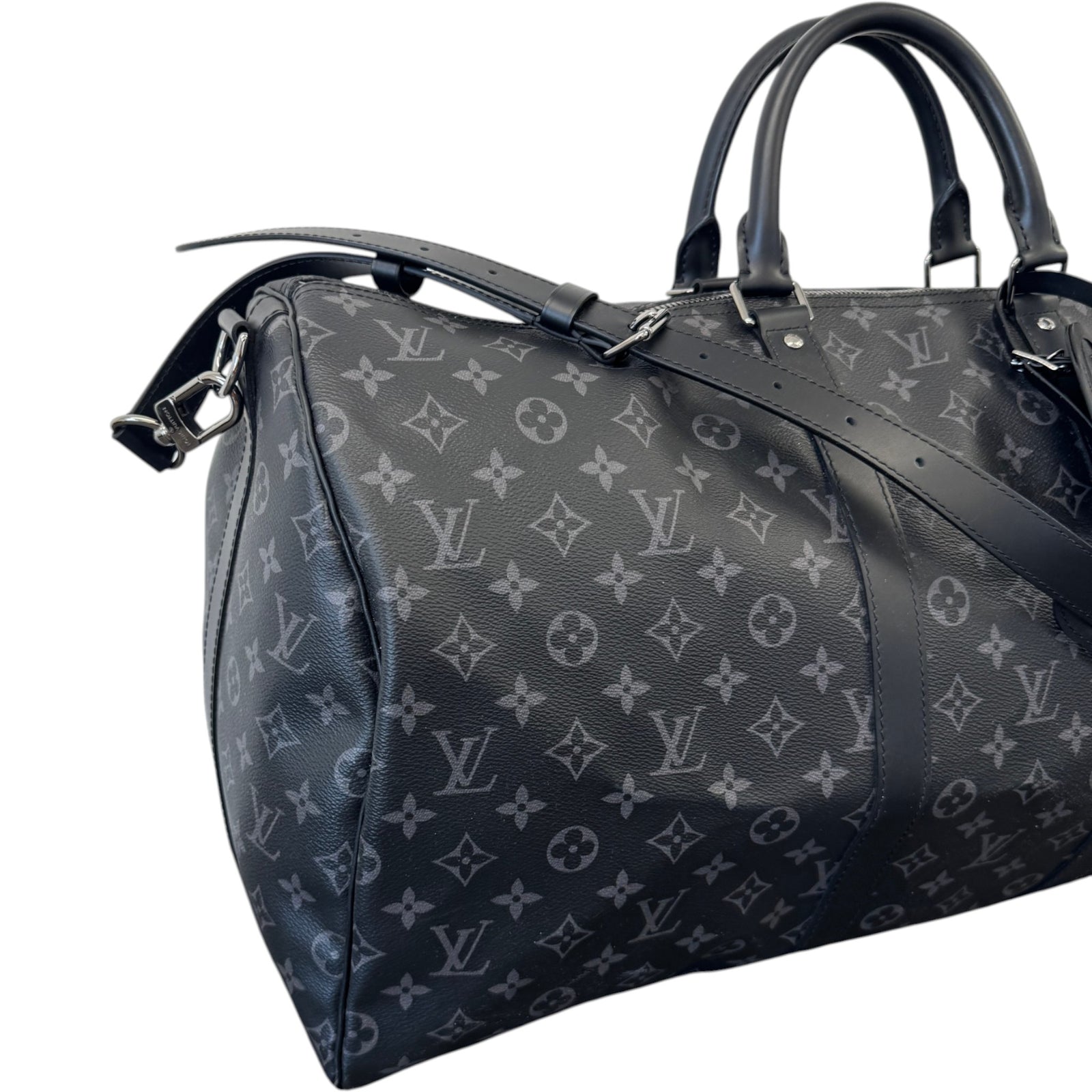 Men's Keepall Bandoulière 55 Bag Black - Photo 5