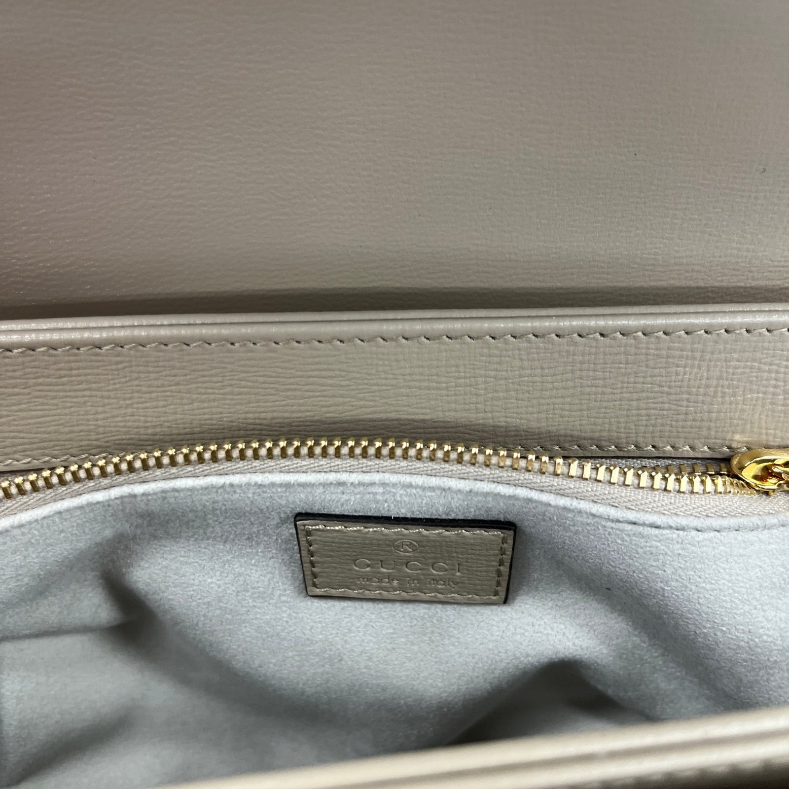 Gucci Women's Horsebit 1955 Crossbody Bag Beige - Photo 11