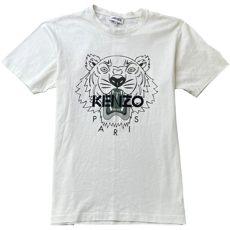 Men's Tiger Logo T-Shirt White Size M