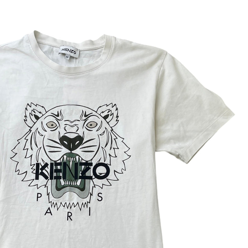 Men's Tiger Logo T-Shirt White Size M