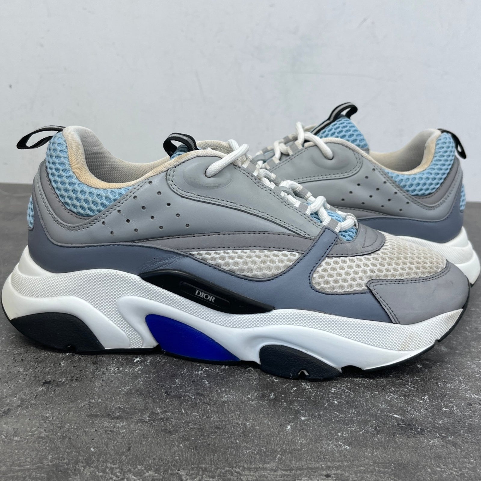 Dior Men's B22 Low Trainers Grey Size 7 - Photo 12