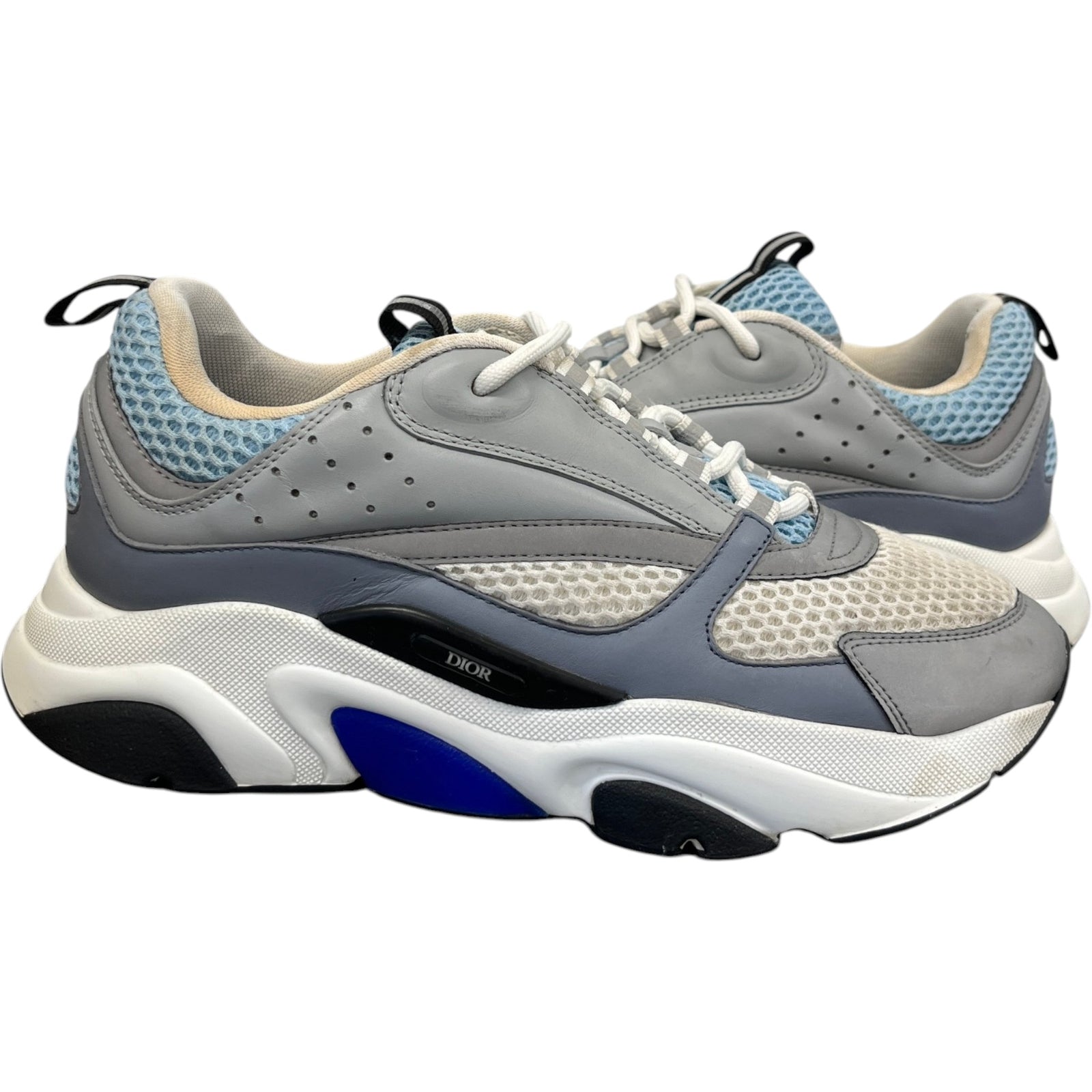 Dior Men's B22 Low Trainers Grey Size 7 - Photo 3