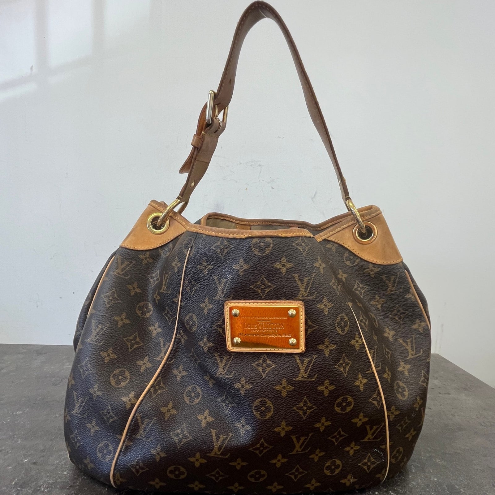 Women's Monogram Canvas Galliera Hobo Bag Brown - Photo 14