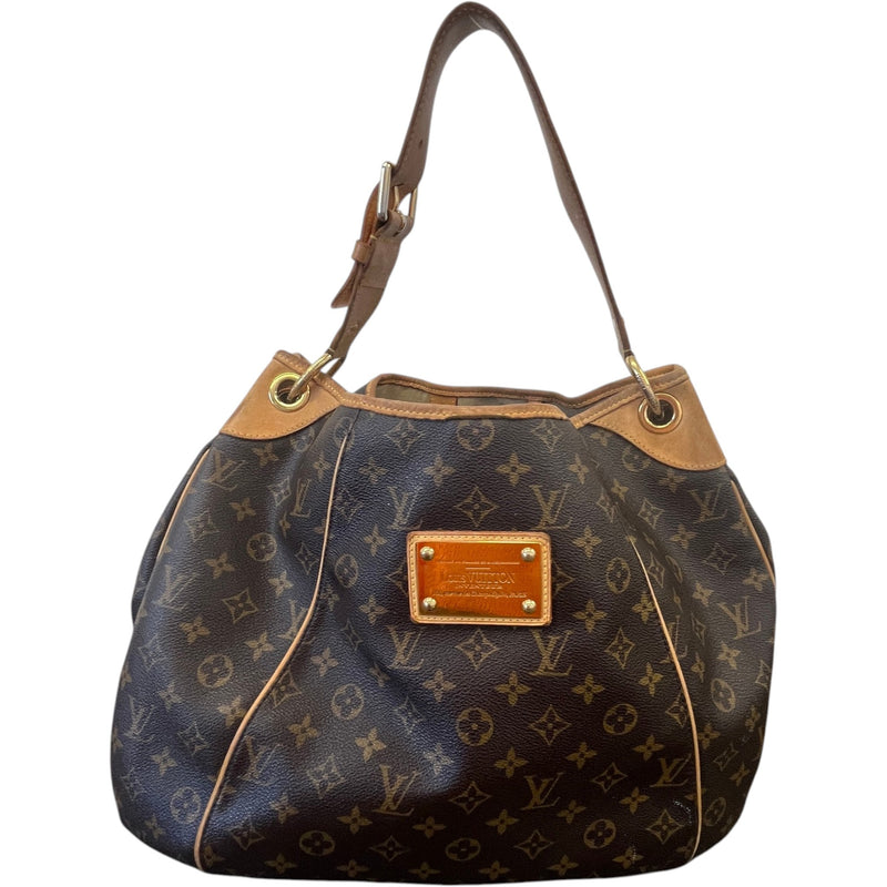 Women's Monogram Canvas Galliera Hobo Bag Brown