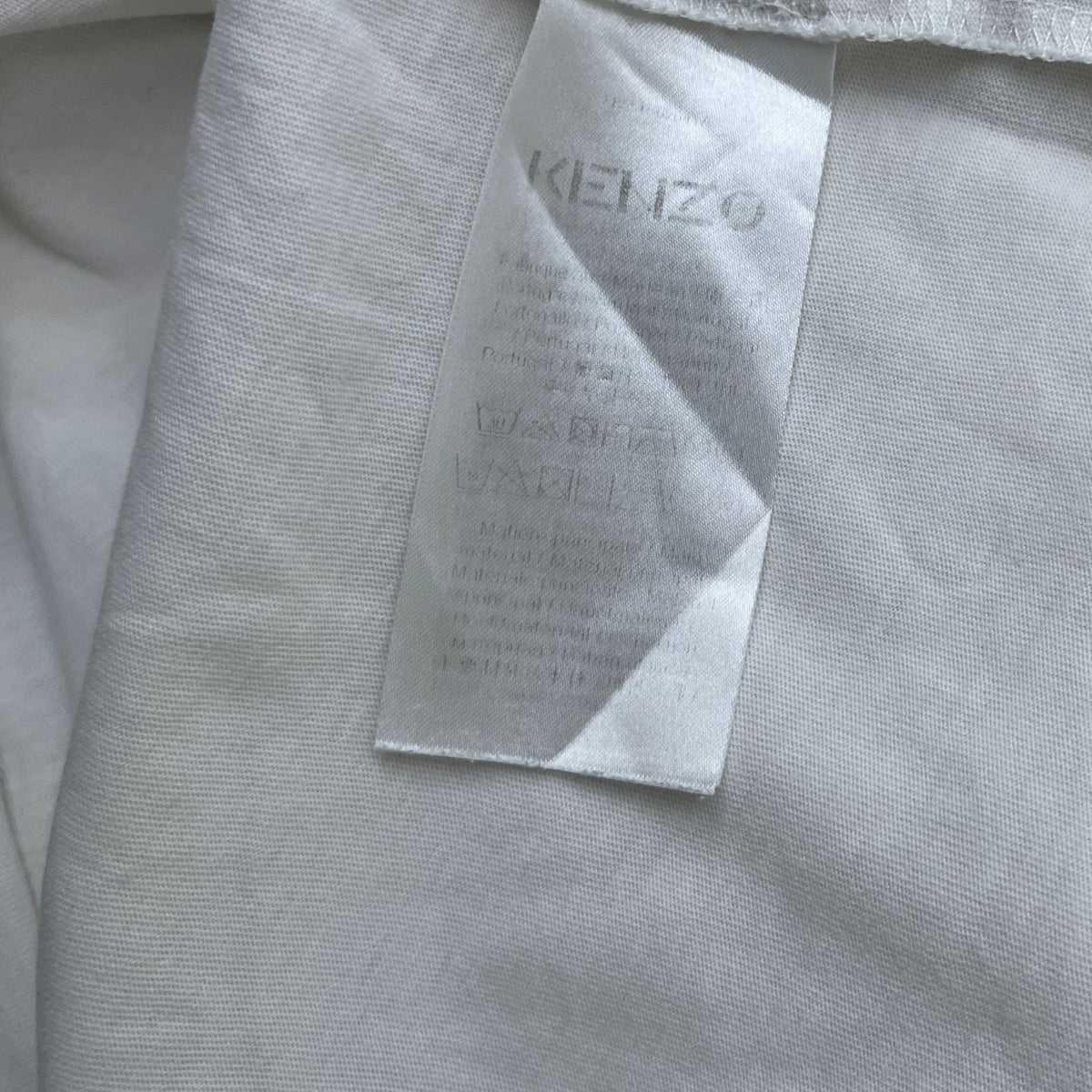 Men's Tiger Logo T-Shirt White Size M - Photo 6
