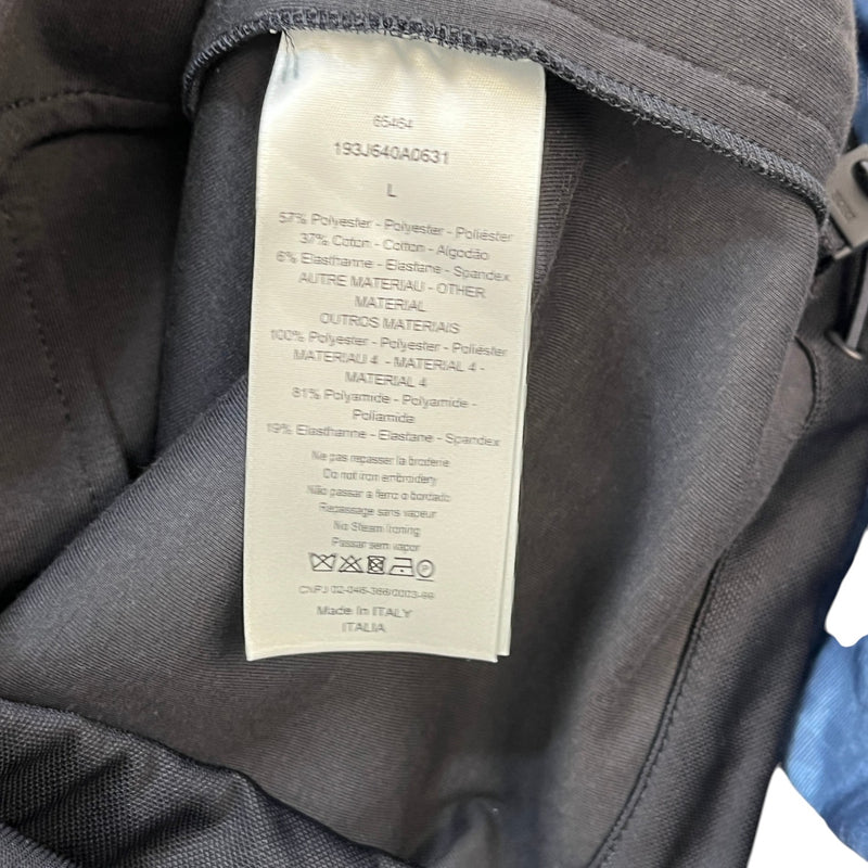 Dior Men's Oblique Jacquard Anorak Windbreaker Navy Size L