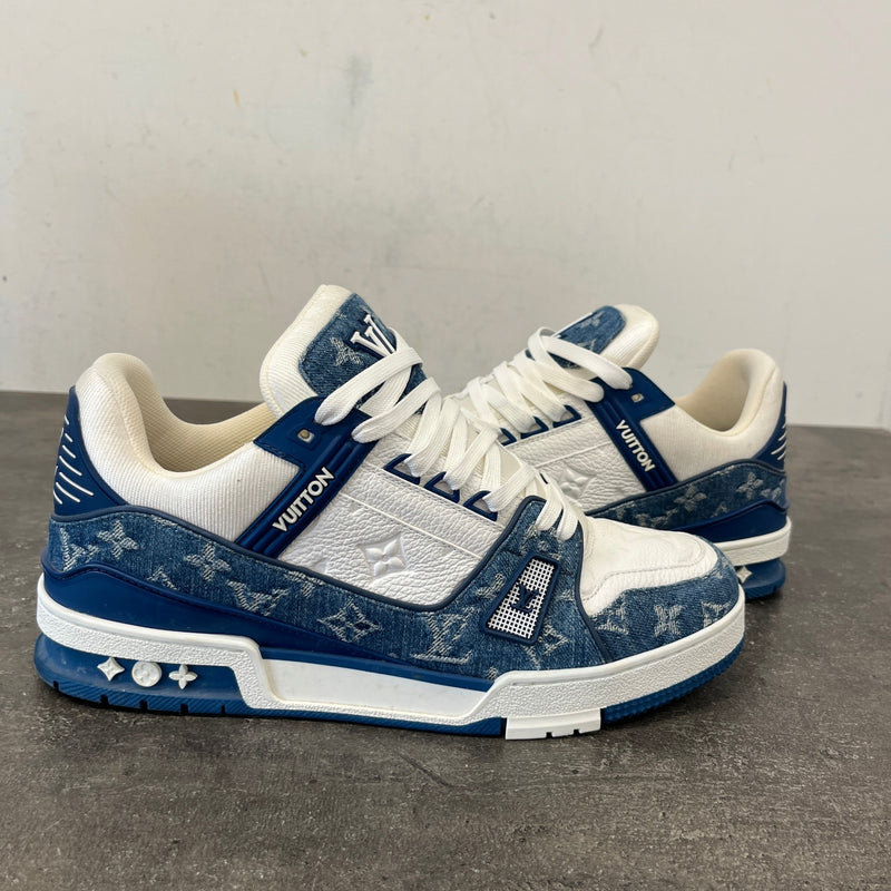 Men's LV Low Trainers White Size UK 9 / EU 43