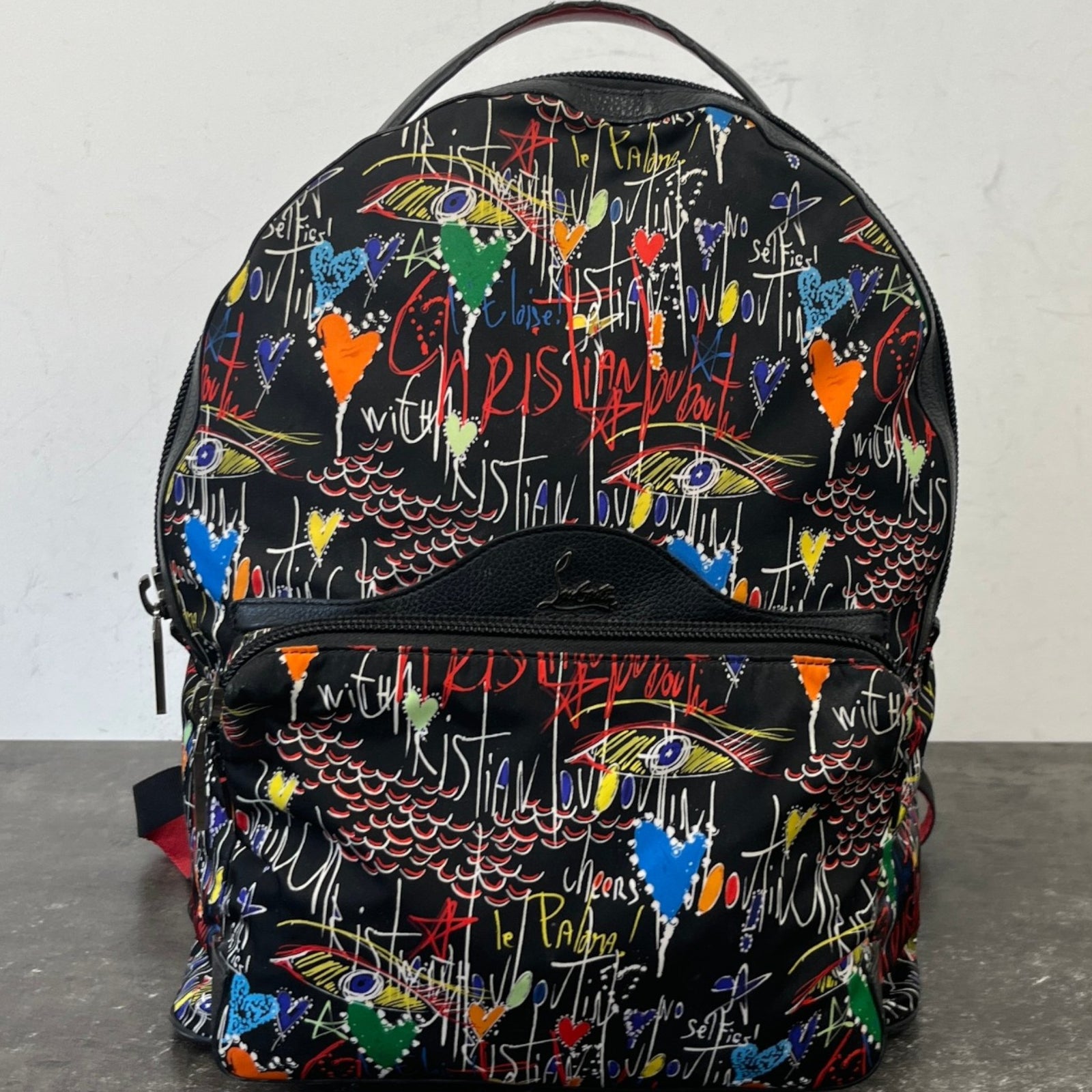 Men's X Basquiat Day Backpack Black - Photo 13