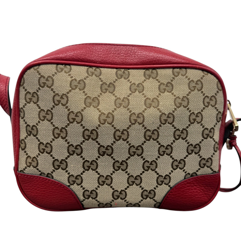 Women's GG Supreme Camera Crossbody Bag Red