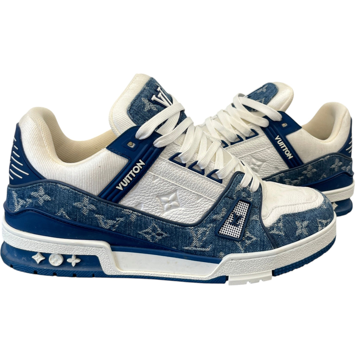 Men's LV Low Trainers White Size UK 9 / EU 43 - Photo 3