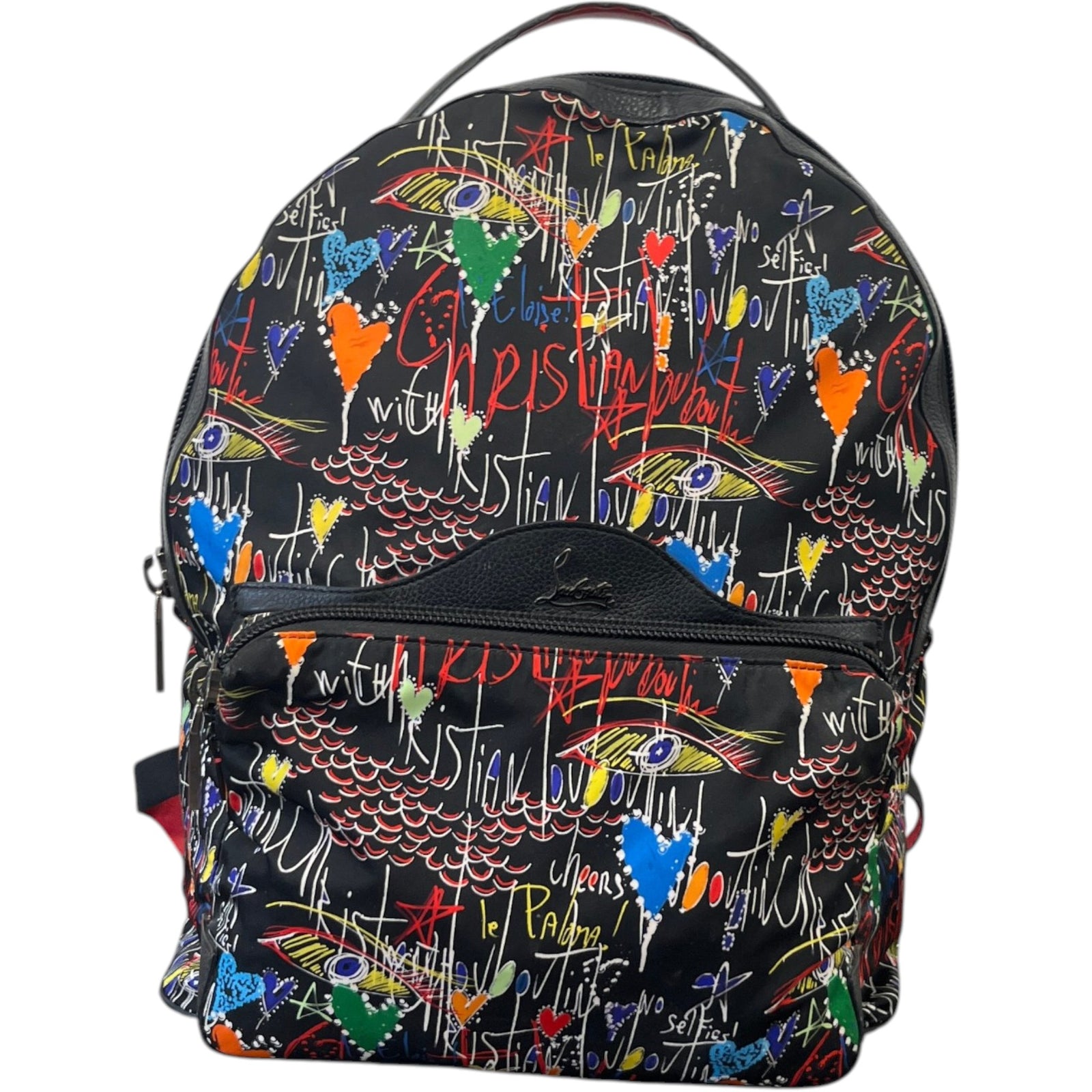 Men's X Basquiat Day Backpack Black - Photo 1