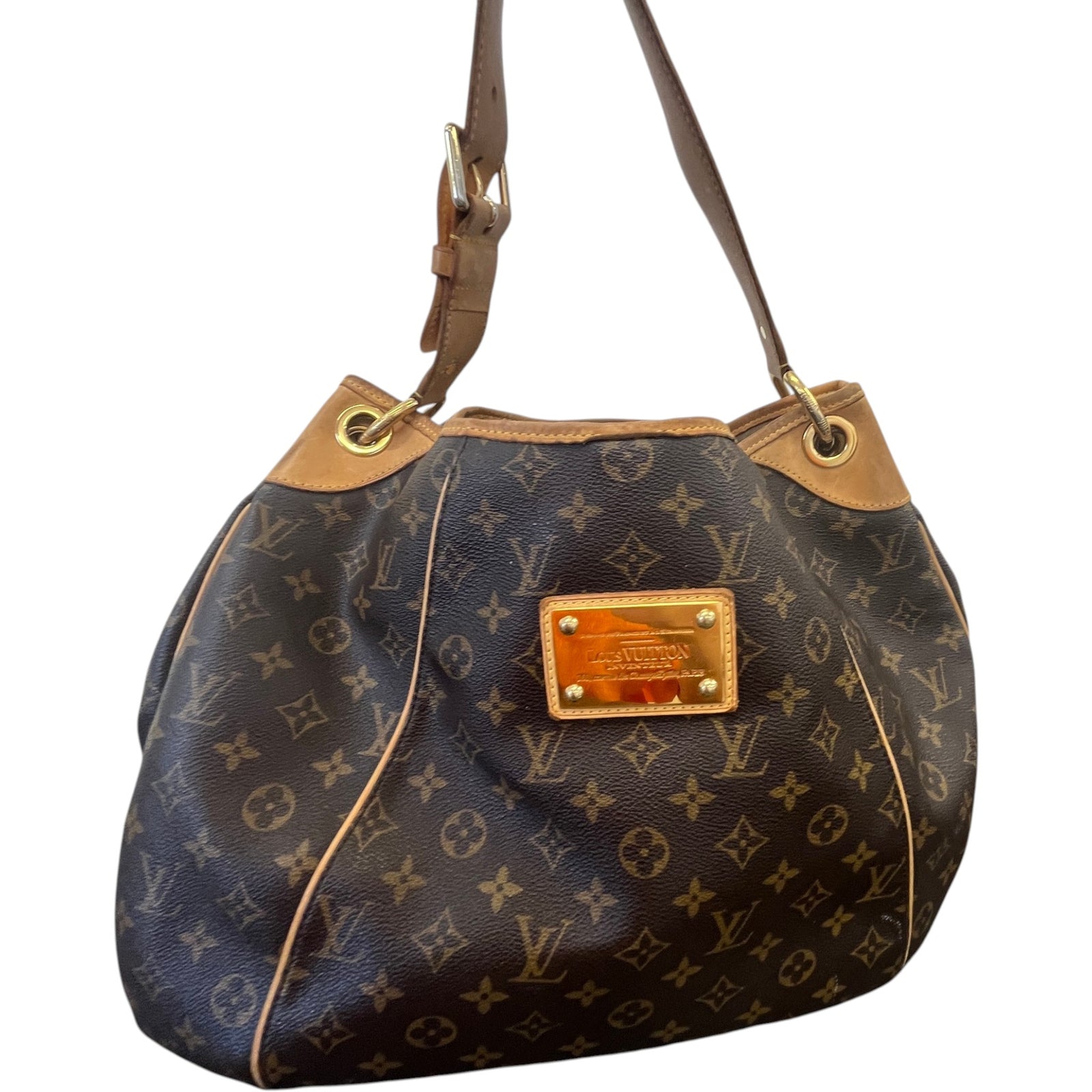 Women's Monogram Canvas Galliera Hobo Bag Brown - Photo 11