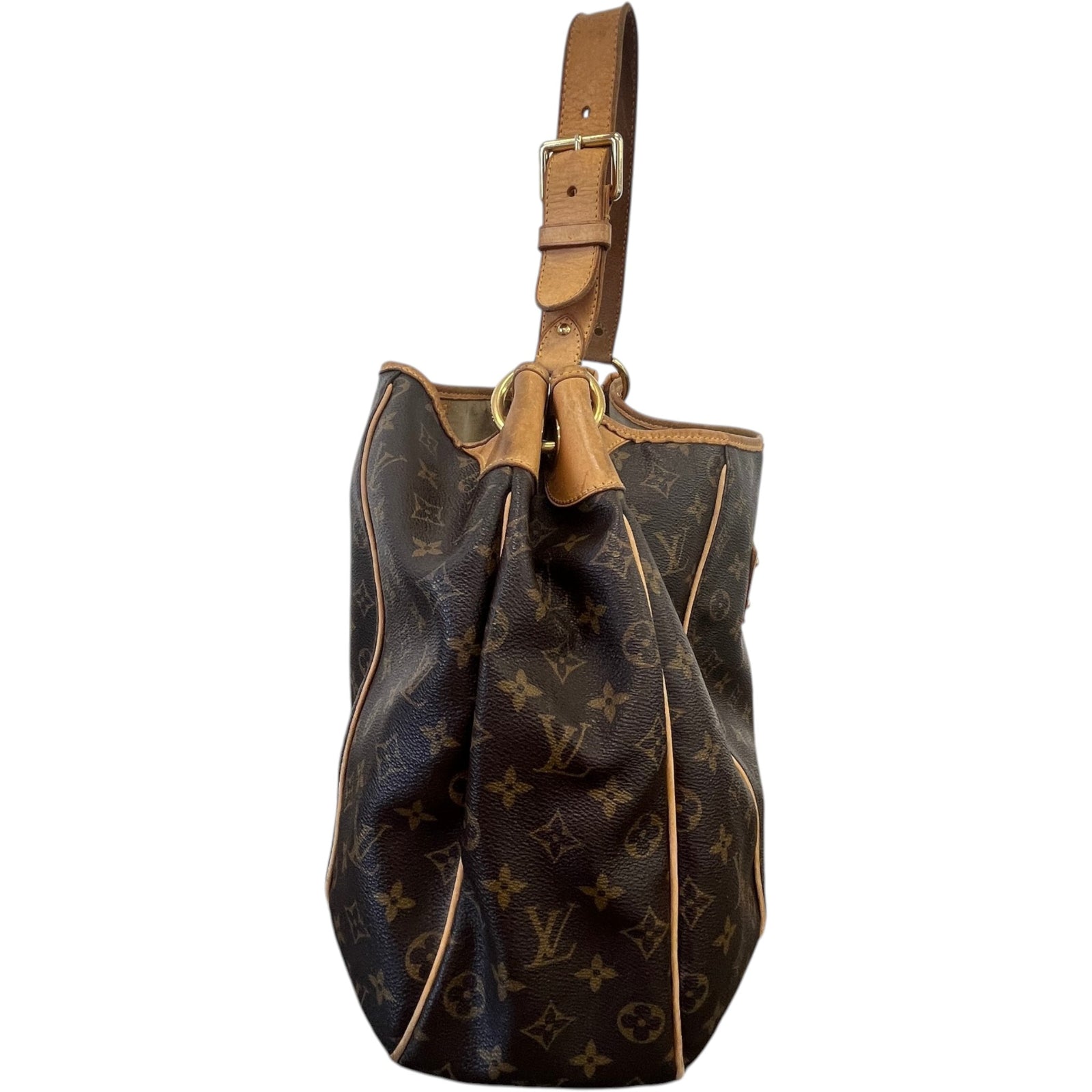 Women's Monogram Canvas Galliera Hobo Bag Brown - Photo 6