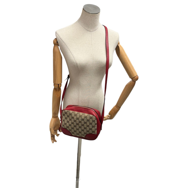 Women's GG Supreme Camera Crossbody Bag Red