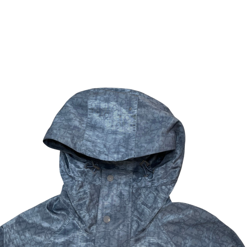 Dior Men's Oblique Jacquard Anorak Windbreaker Navy Size L
