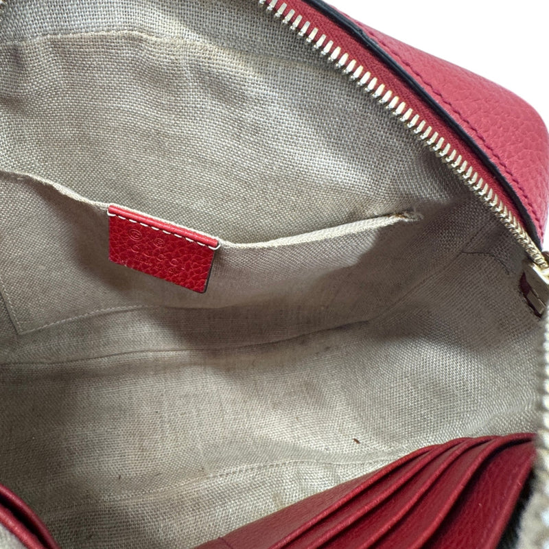 Women's GG Supreme Camera Crossbody Bag Red