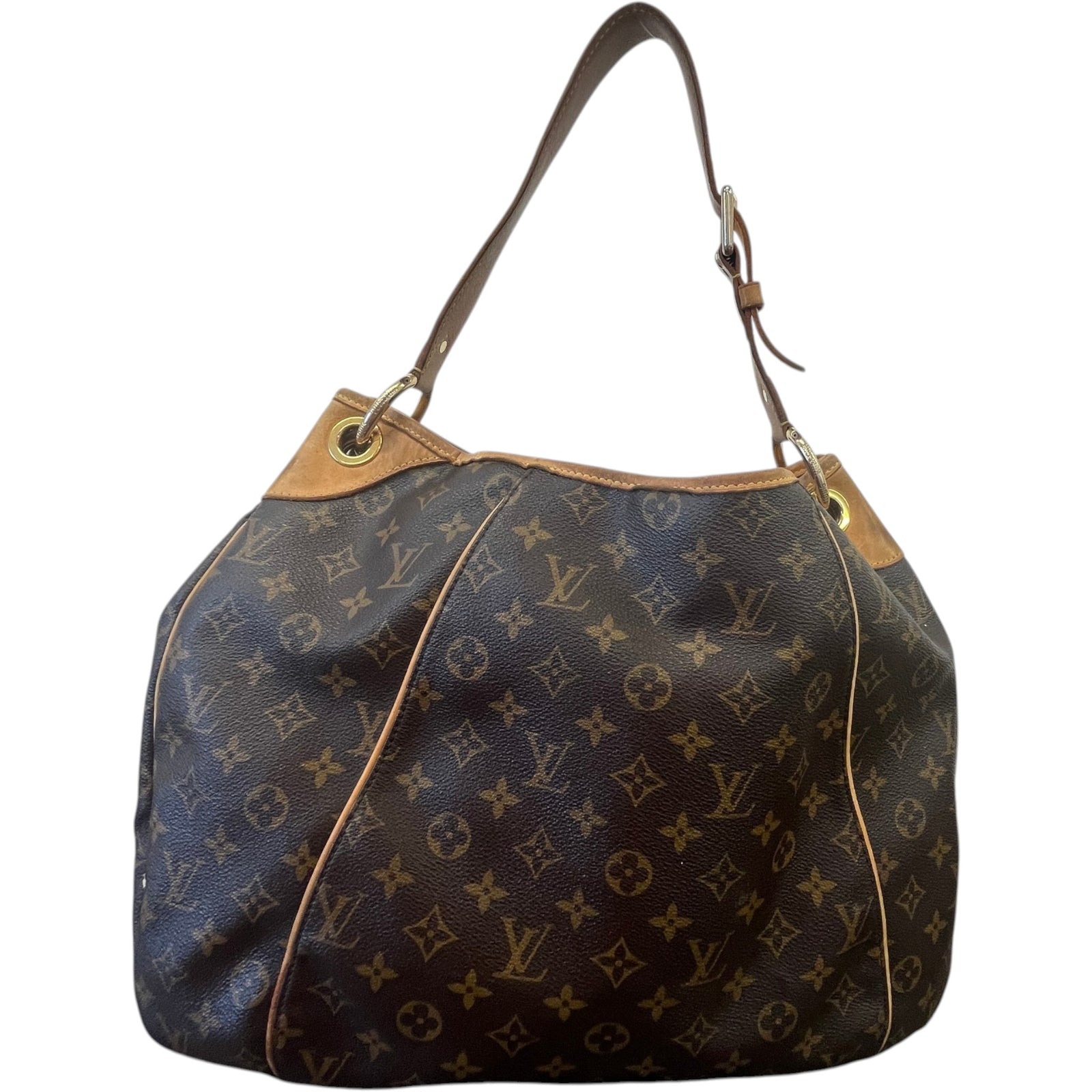 Women's Monogram Canvas Galliera Hobo Bag Brown - Photo 3