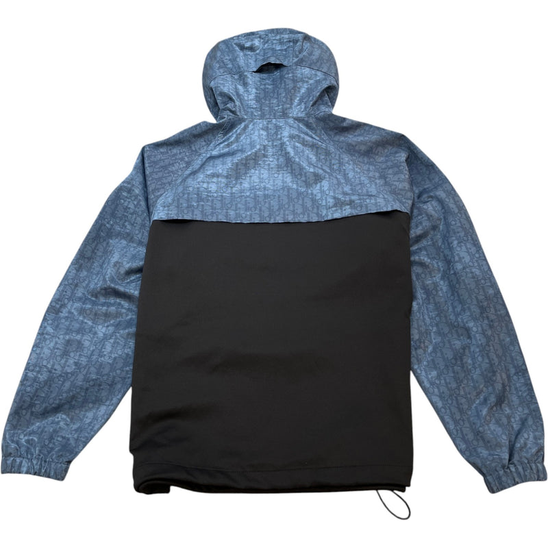 Dior Men's Oblique Jacquard Anorak Windbreaker Navy Size L