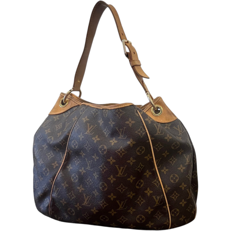 Women's Monogram Canvas Galliera Hobo Bag Brown