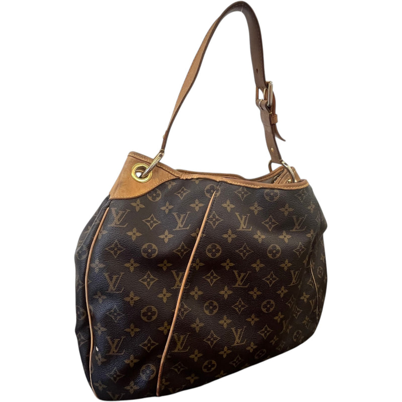 Women's Monogram Canvas Galliera Hobo Bag Brown