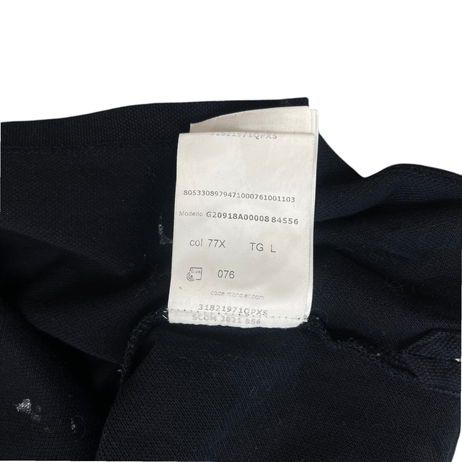 Men's Maglia Polo Shirt Navy Size L - Photo 10