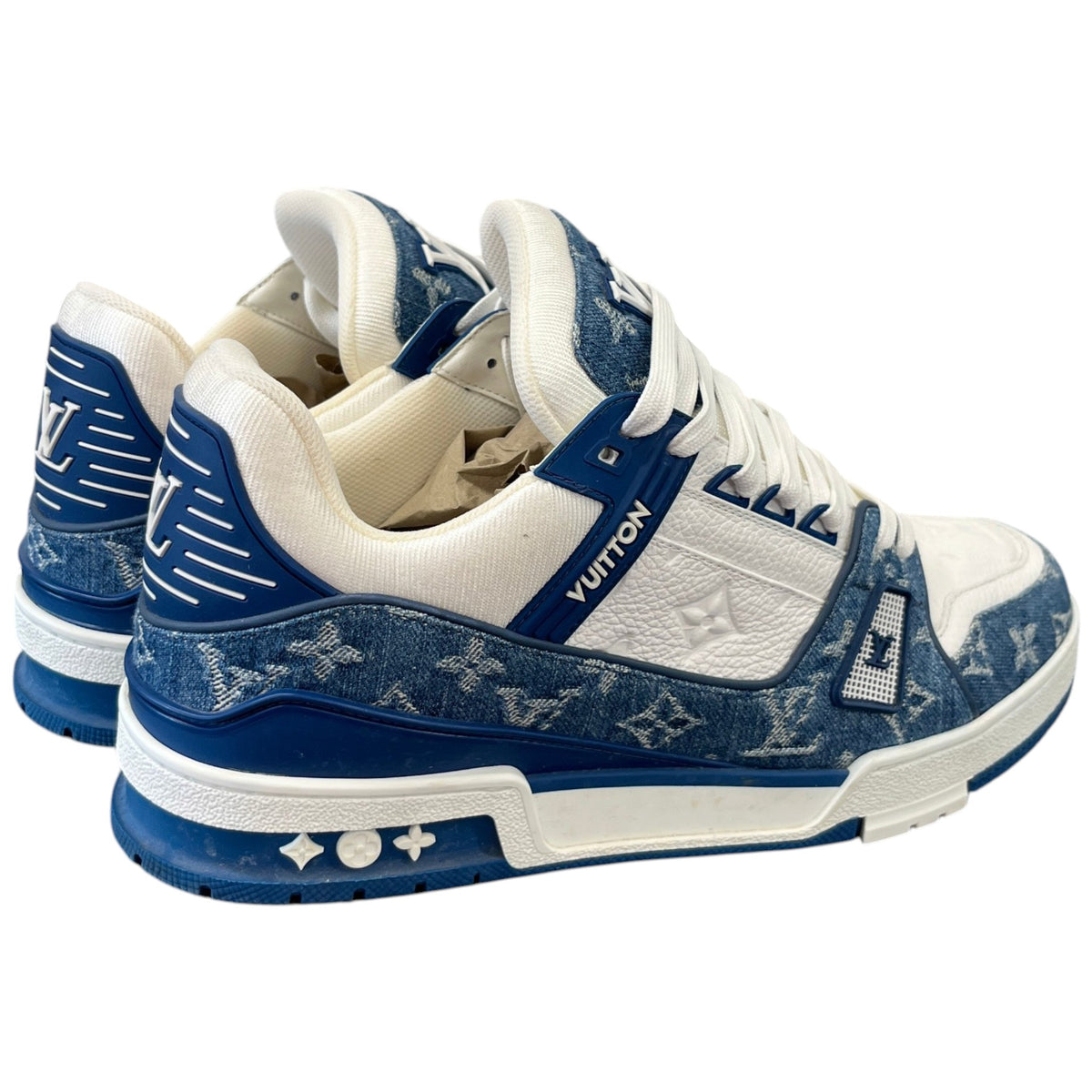 Men's LV Low Trainers White Size UK 9 / EU 43 - Photo 8