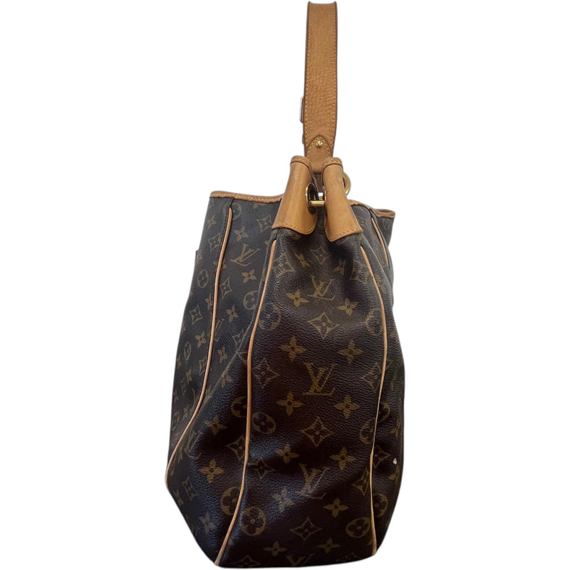 Women's Monogram Canvas Galliera Hobo Bag Brown