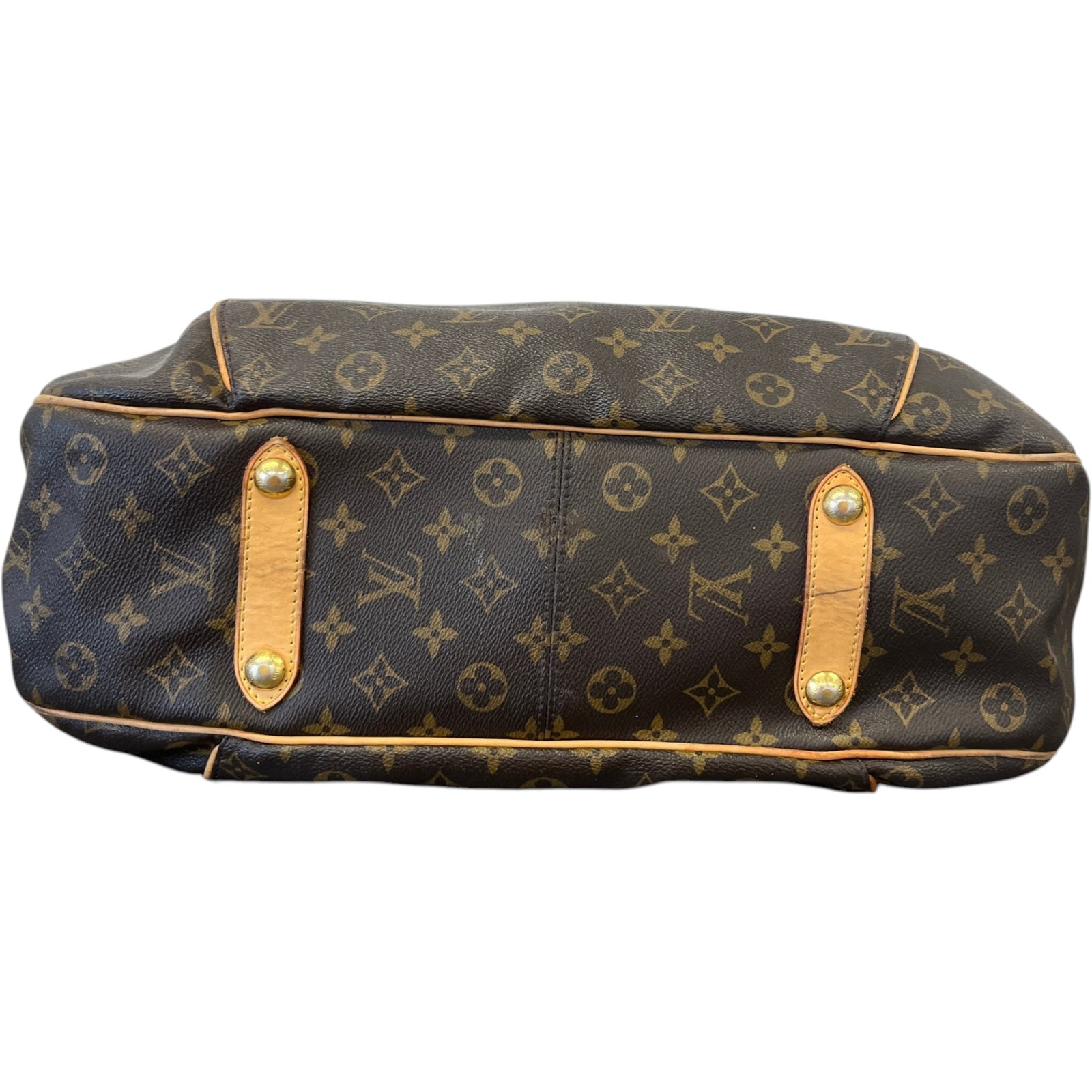 Women's Monogram Canvas Galliera Hobo Bag Brown - Photo 10