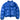 Men's Patch Logo Down Jacket Blue Size L