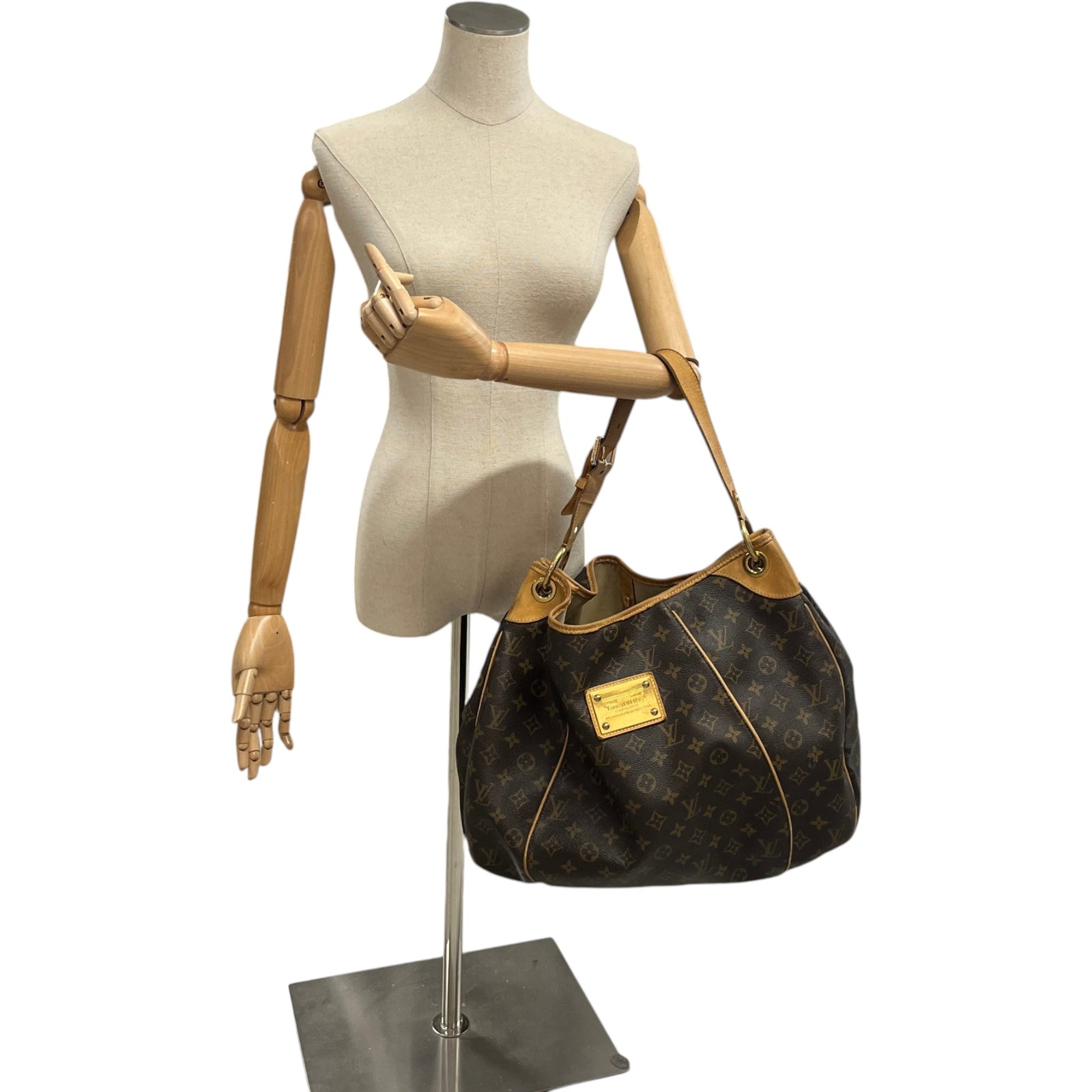 Women's Monogram Canvas Galliera Hobo Bag Brown - Photo 2