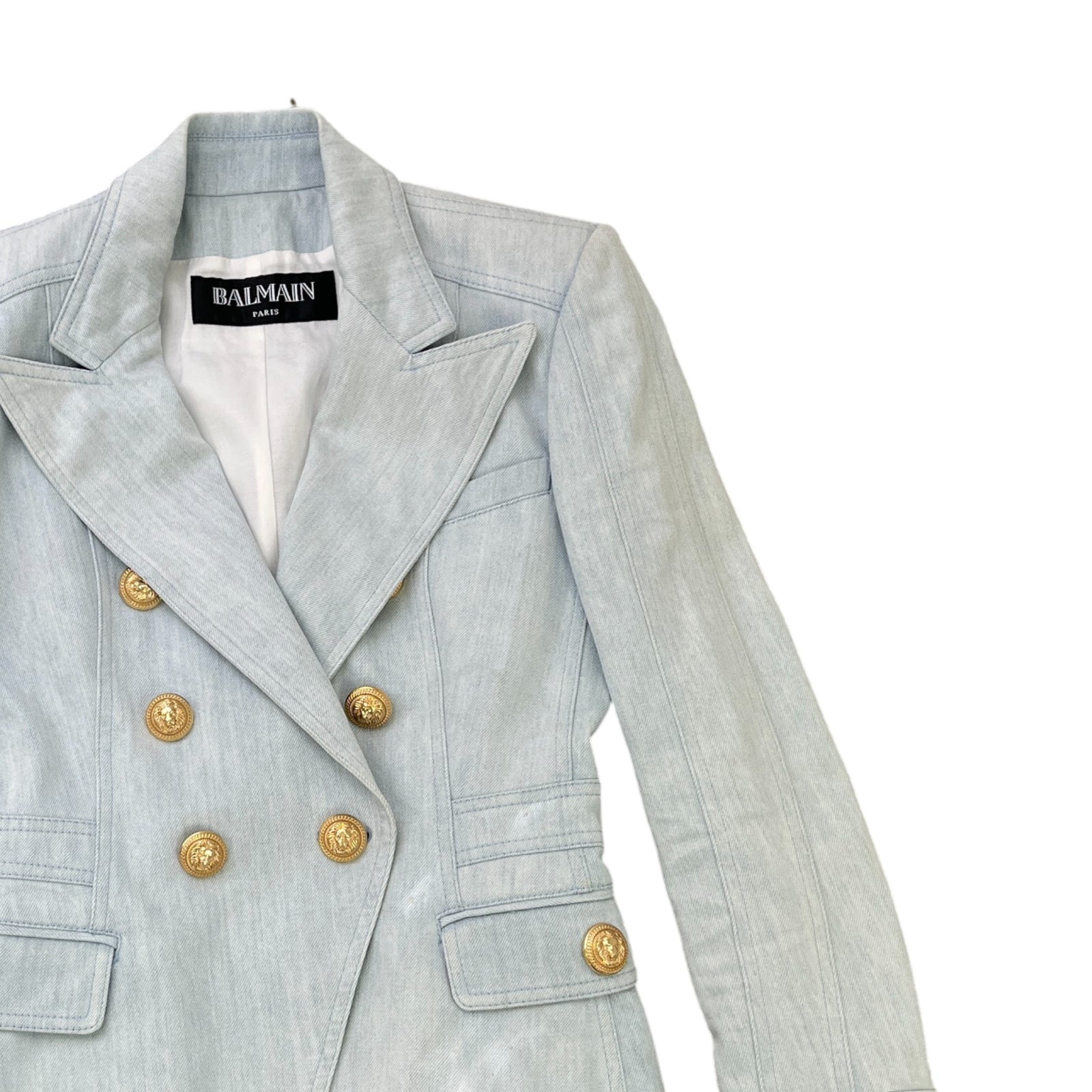 Women's Double Breasted Jacket Blue Size IT 38 / UK 6 - Photo 3