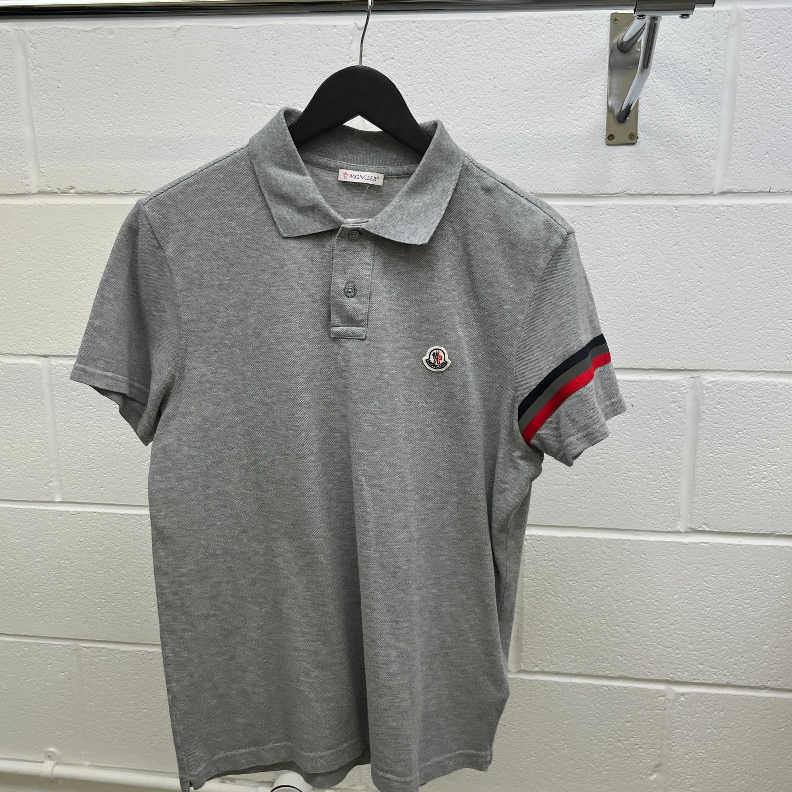 Men's Maglia Polo Shirt Grey Size M - Photo 9