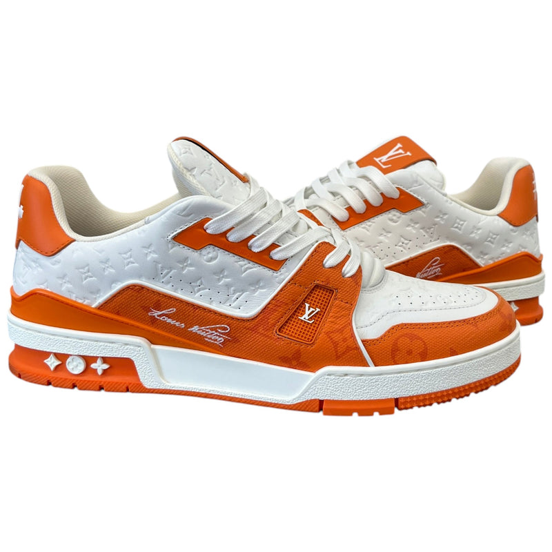 Men's LV Low Trainers Orange Size UK 9 / EU 43