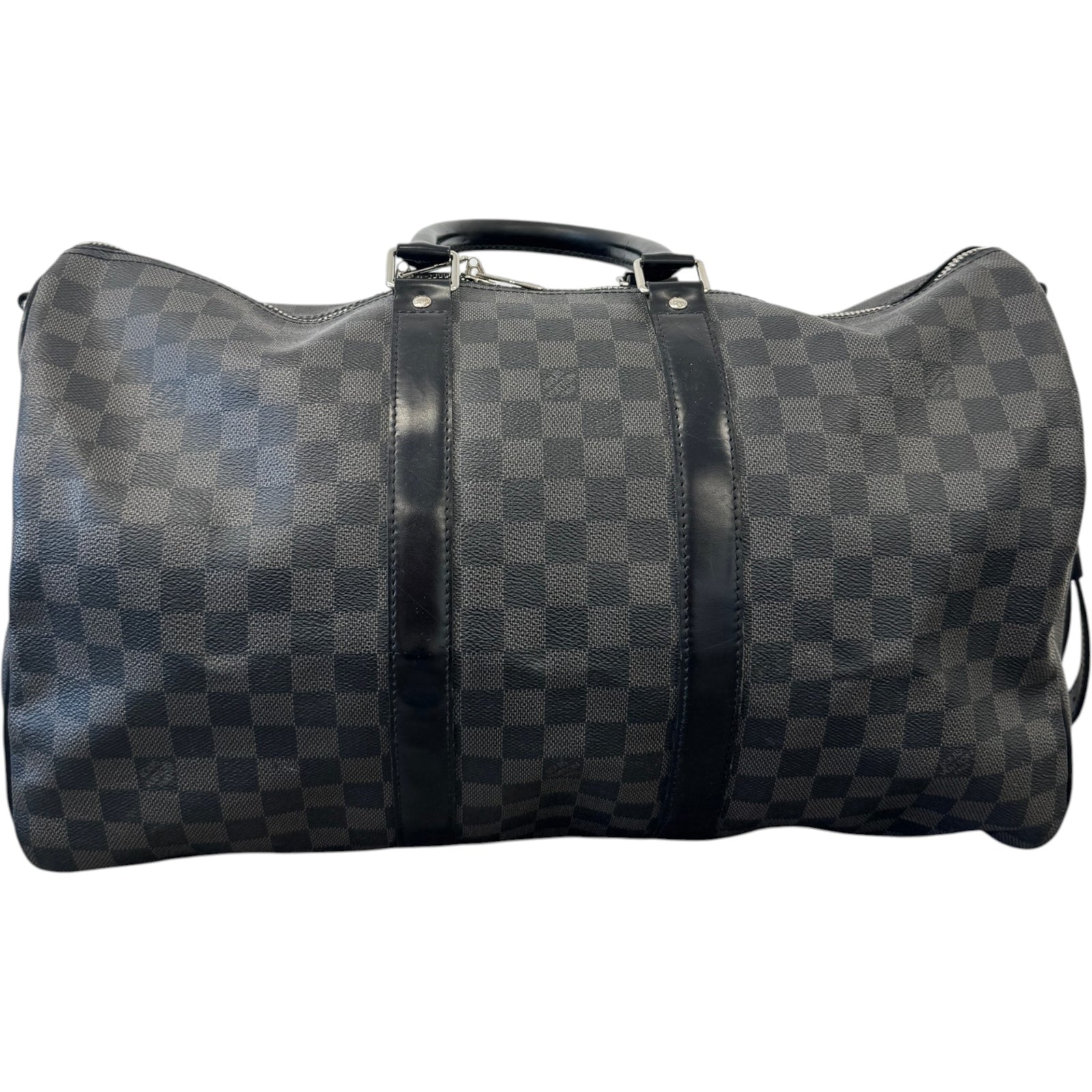 Men's Damier Graphite Keepall Bandoulière 45 Bag Charcoal - Photo 3