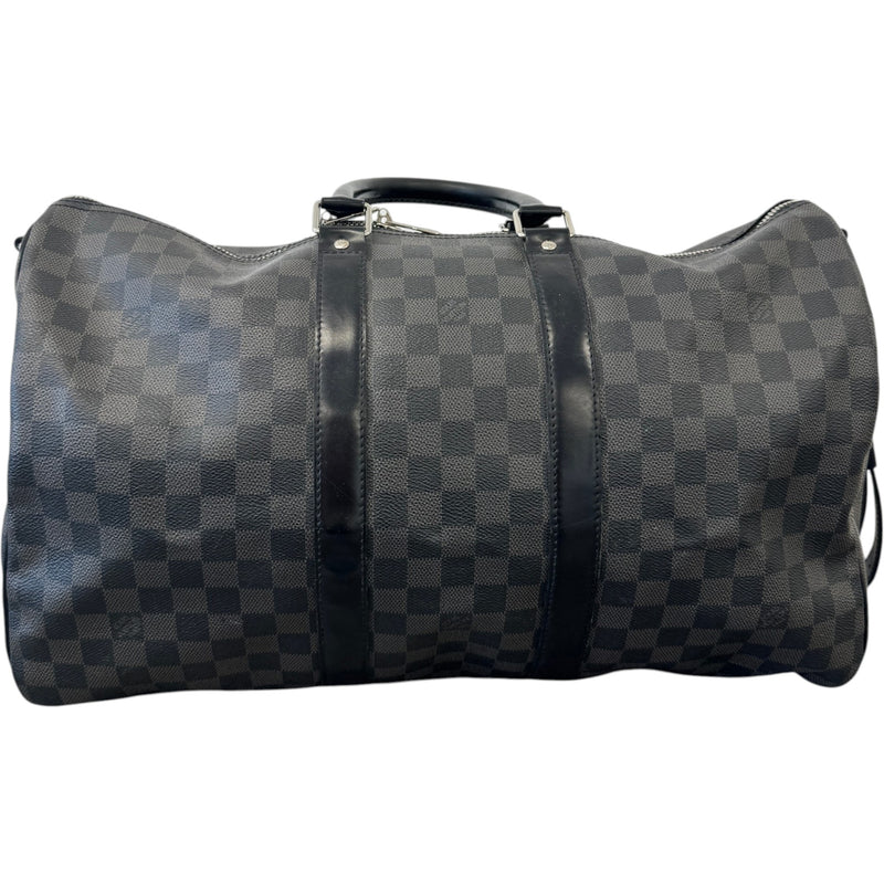 Men's Damier Graphite Keepall Bandoulière 45 Bag Charcoal