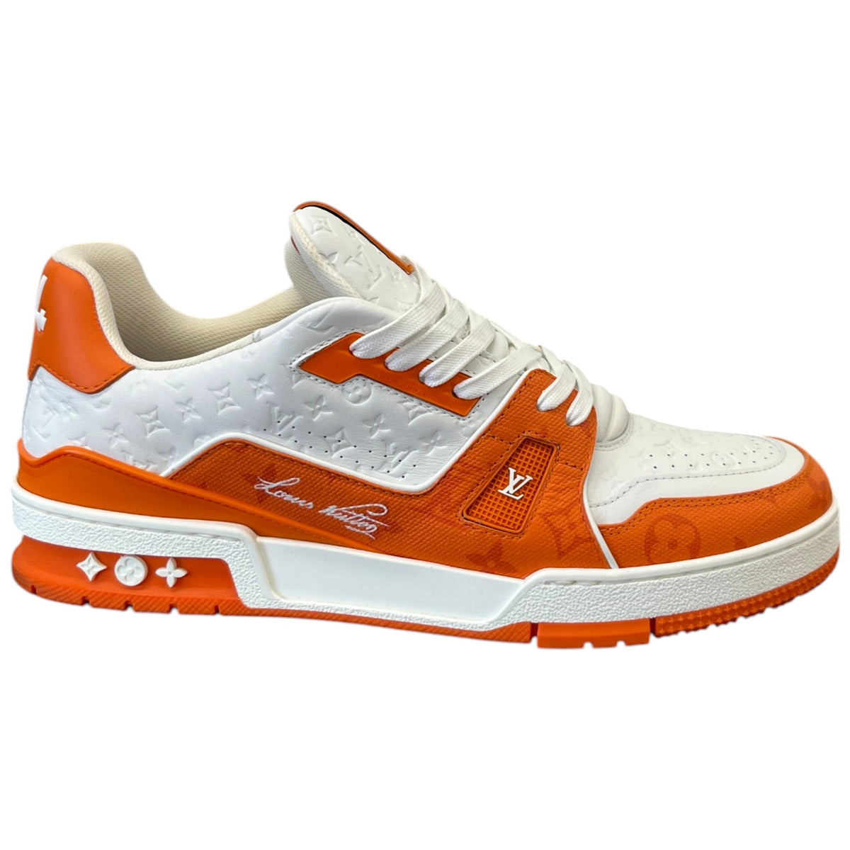 Men's LV Low Trainers Orange Size UK 9 / EU 43 - Photo 1