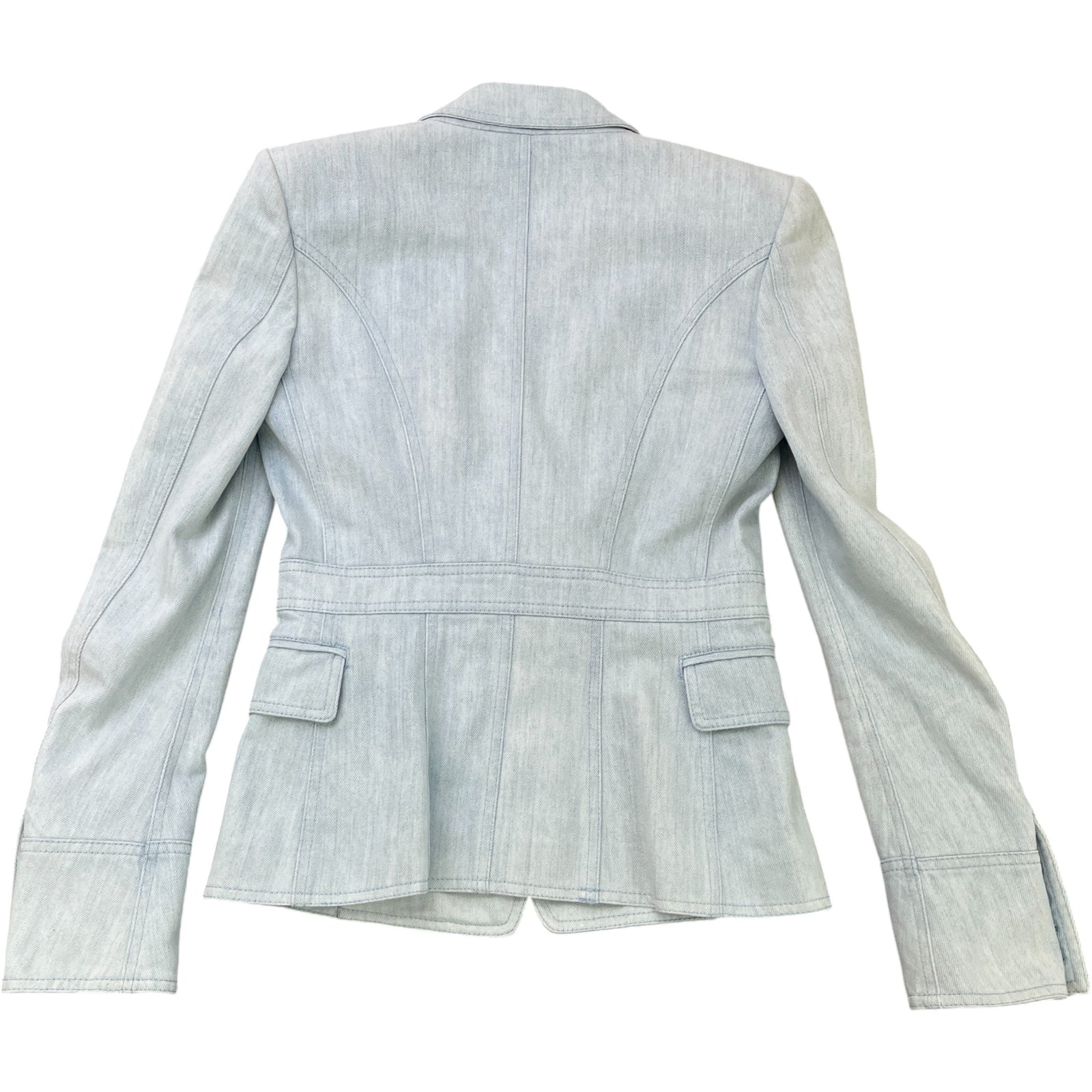 Women's Double Breasted Jacket Blue Size IT 38 / UK 6 - Photo 2