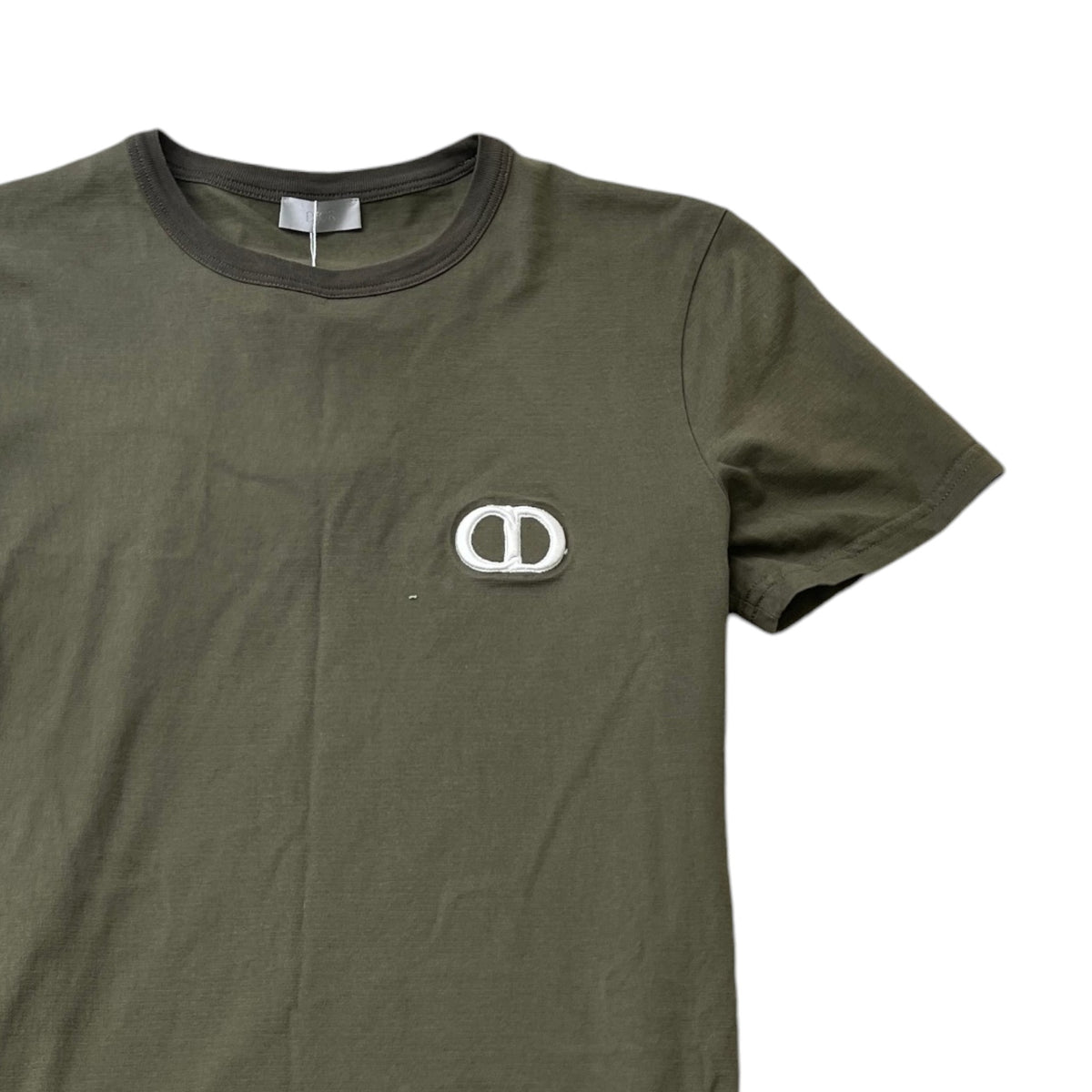 Men's CD Icon T-Shirt Khaki Size M - Photo 3