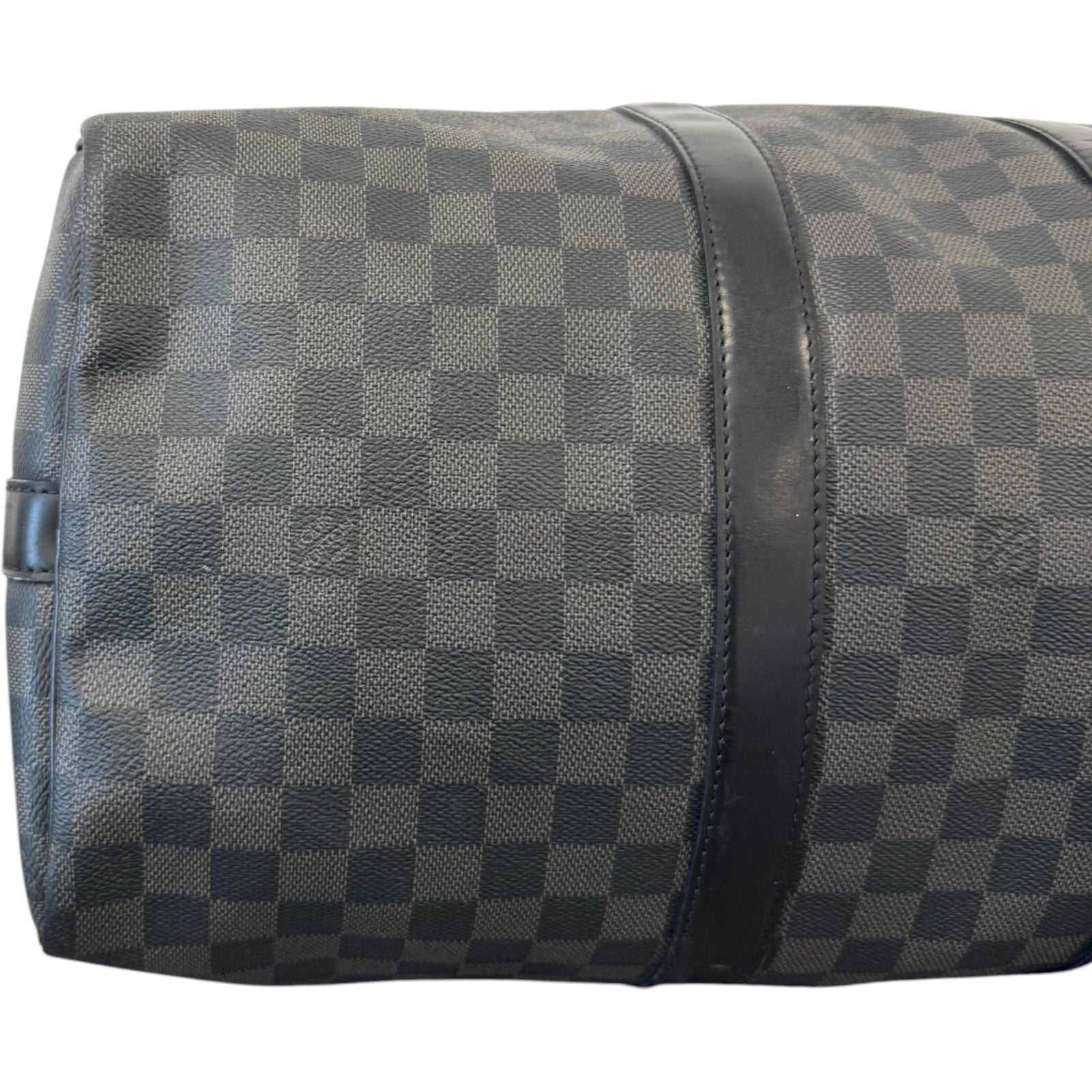 Men's Damier Graphite Keepall Bandoulière 45 Bag Charcoal - Photo 6