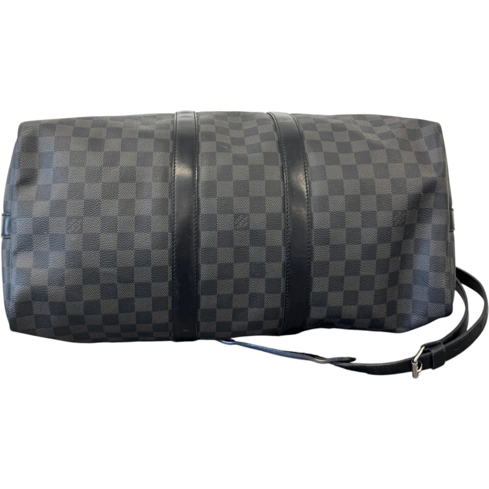 Men's Damier Graphite Keepall Bandoulière 45 Bag Charcoal - Photo 8