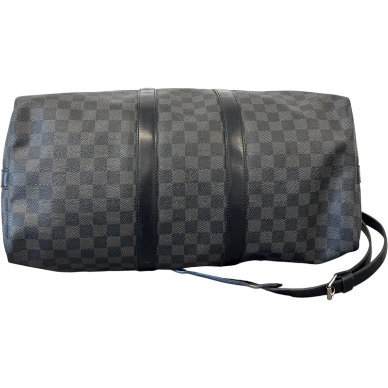Men's Damier Graphite Keepall Bandoulière 45 Bag Charcoal