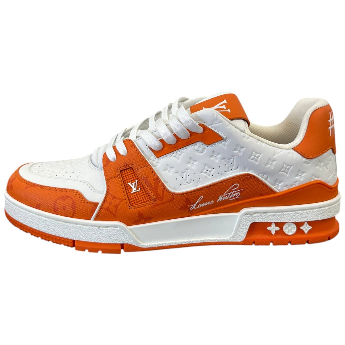 Men's LV Low Trainers Orange Size UK 9 / EU 43 - Photo 5