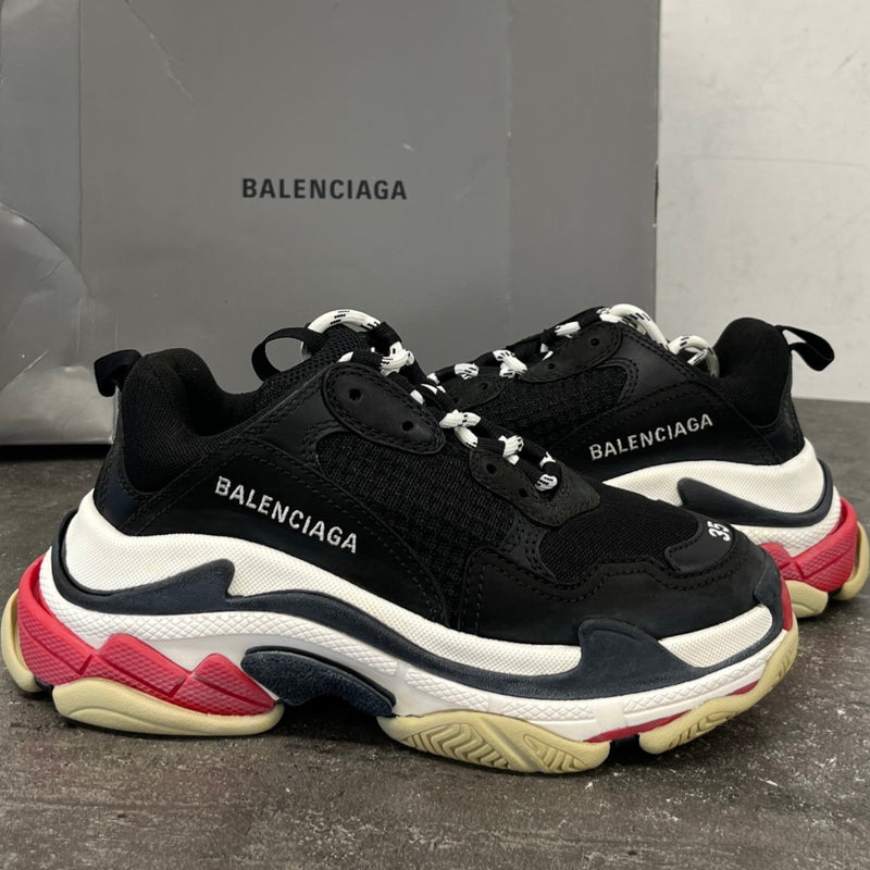 Balenciaga Women's Triple S Low Trainers Black Size 2