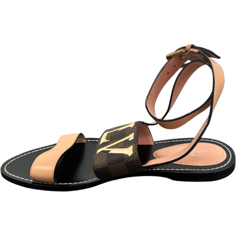 Women's Damier Passenger Sandals Pink Size UK 6 / EU 39