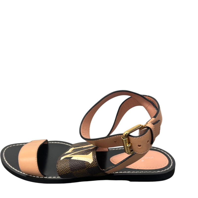 Women's Damier Passenger Sandals Pink Size UK 6 / EU 39